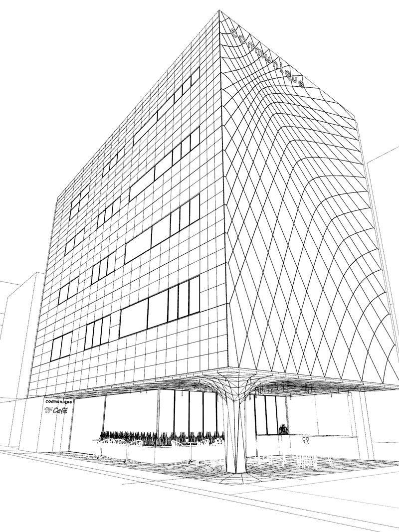 Office Building Drawing at GetDrawings Free download