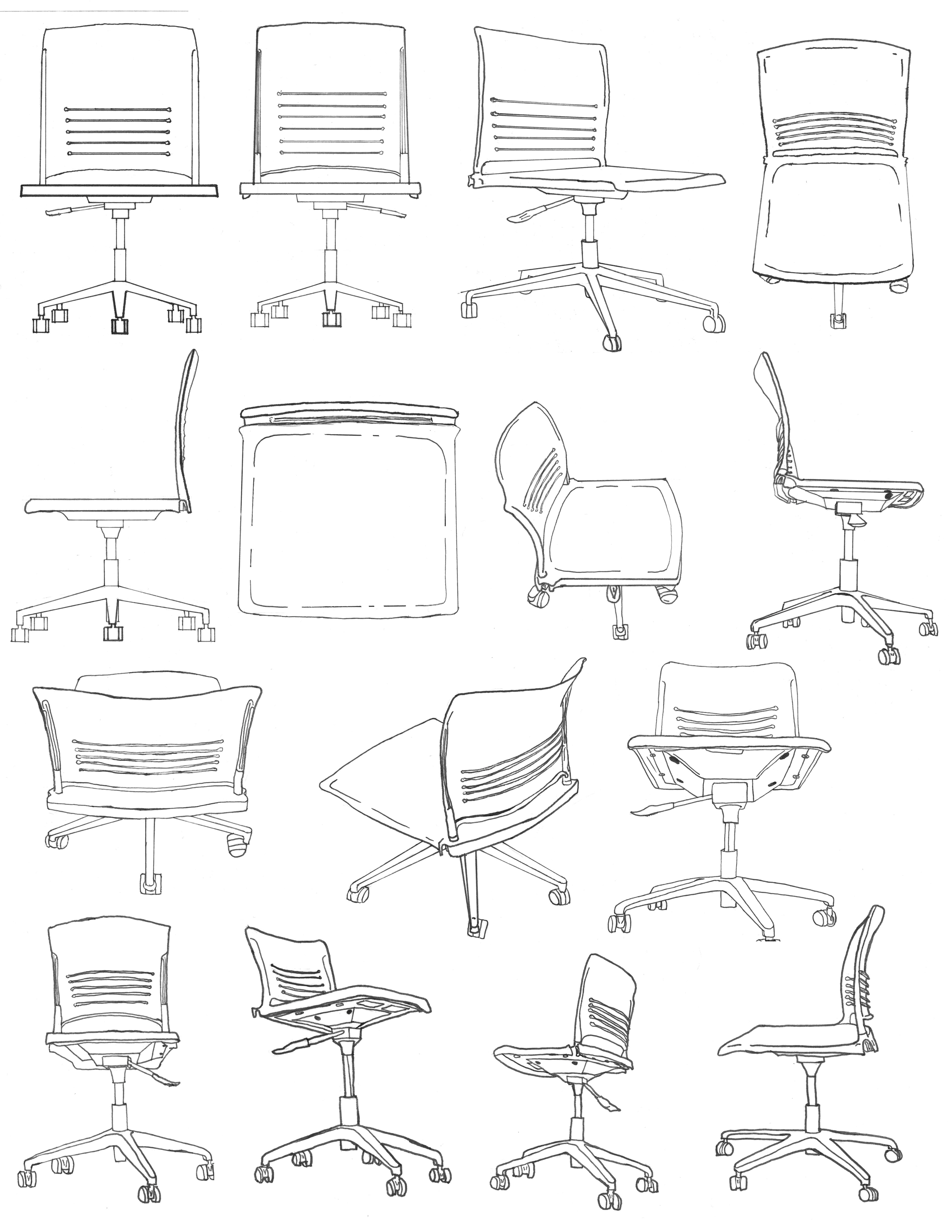 Office Chair Drawing at GetDrawings Free download