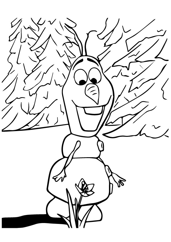 Olaf The Snowman Drawing at GetDrawings Free download
