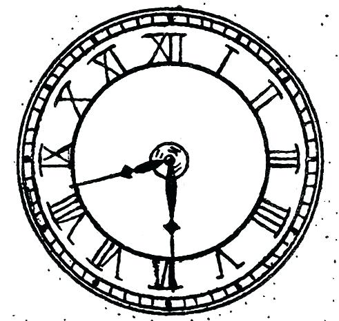 Old Clock Drawing at GetDrawings | Free download