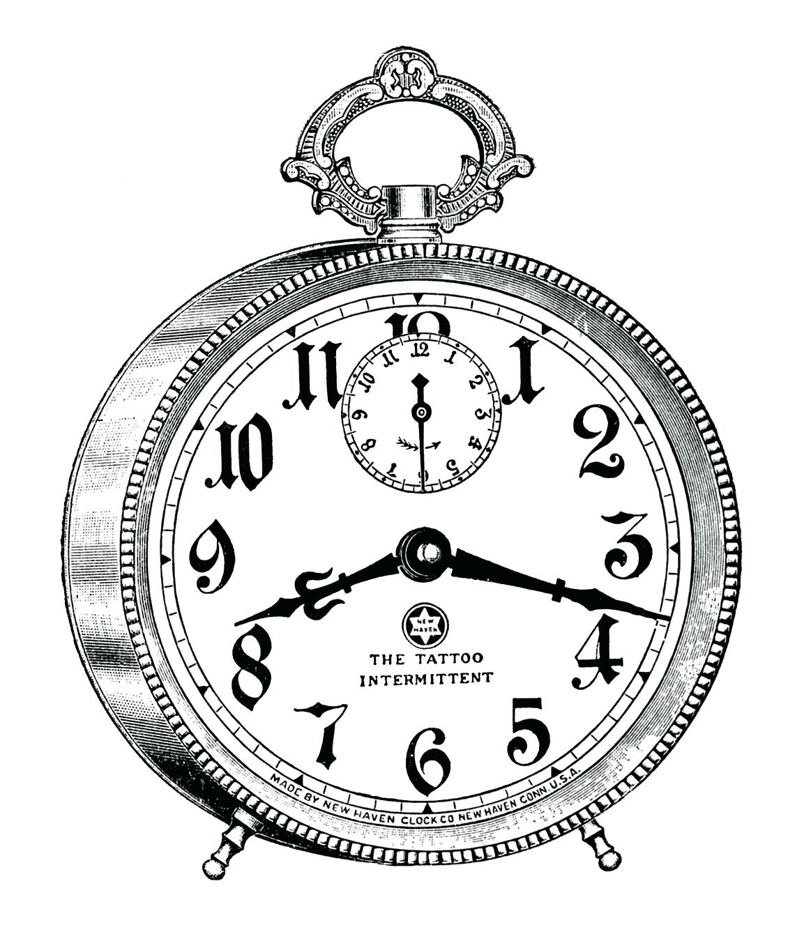 Old Clock Drawing at GetDrawings Free download