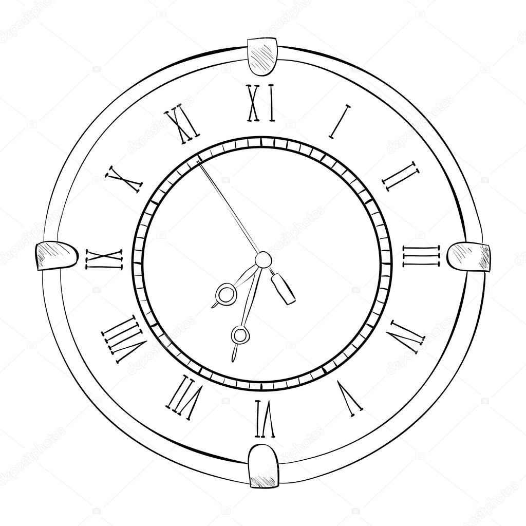 Old Clock Drawing At GetDrawings Free Download Old Clock Drawing At GetDrawings Free Download