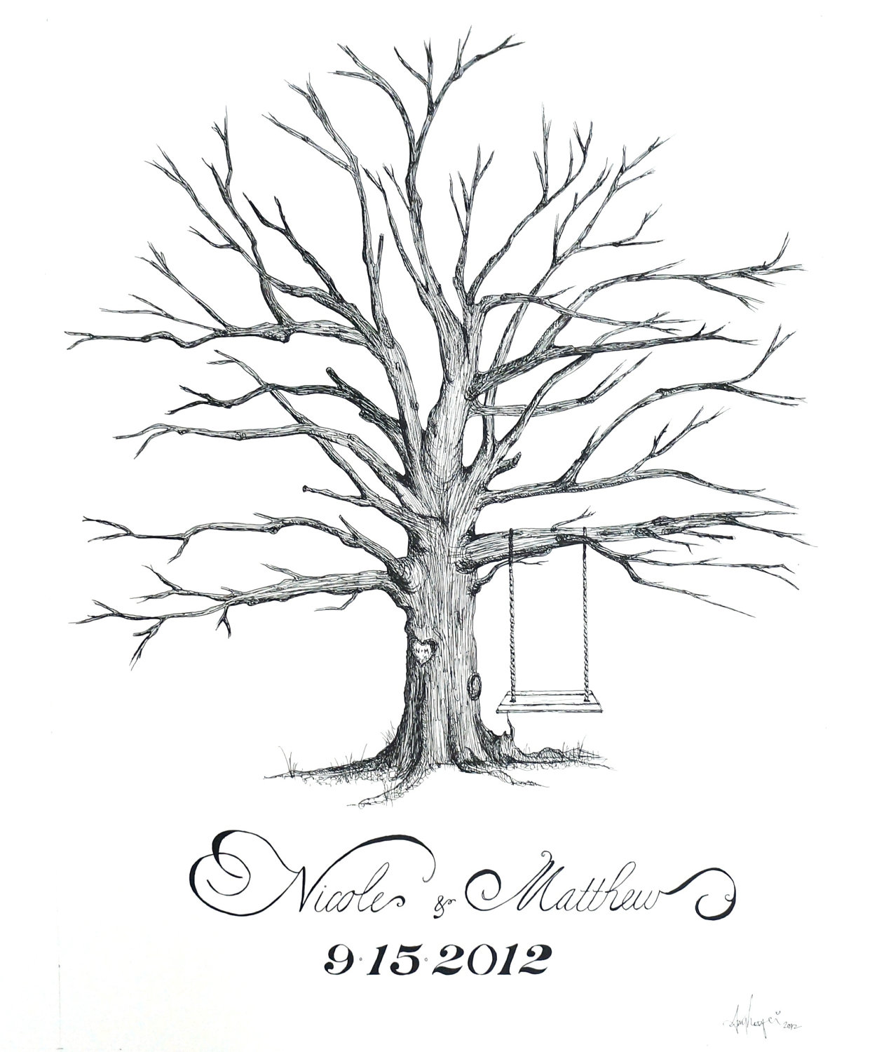 Old Oak Tree Drawing at GetDrawings | Free download