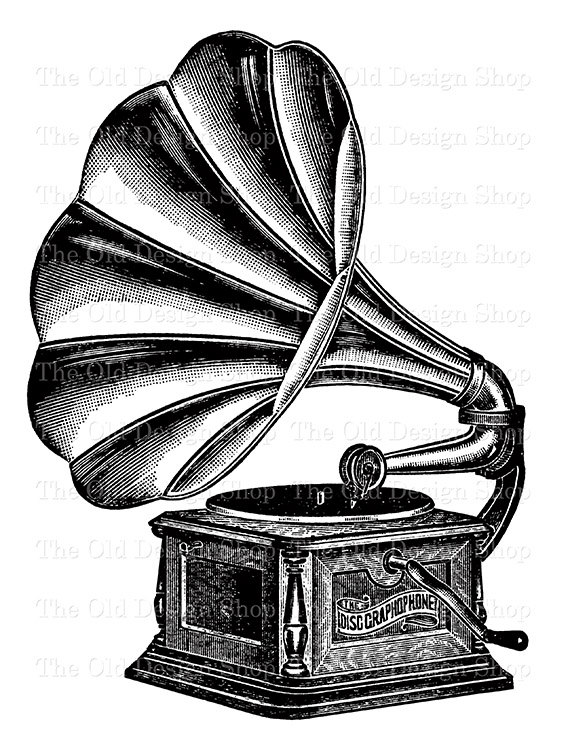 Old Record Player Drawing at GetDrawings | Free download