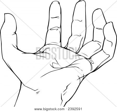 Open Hands Drawing at GetDrawings | Free download