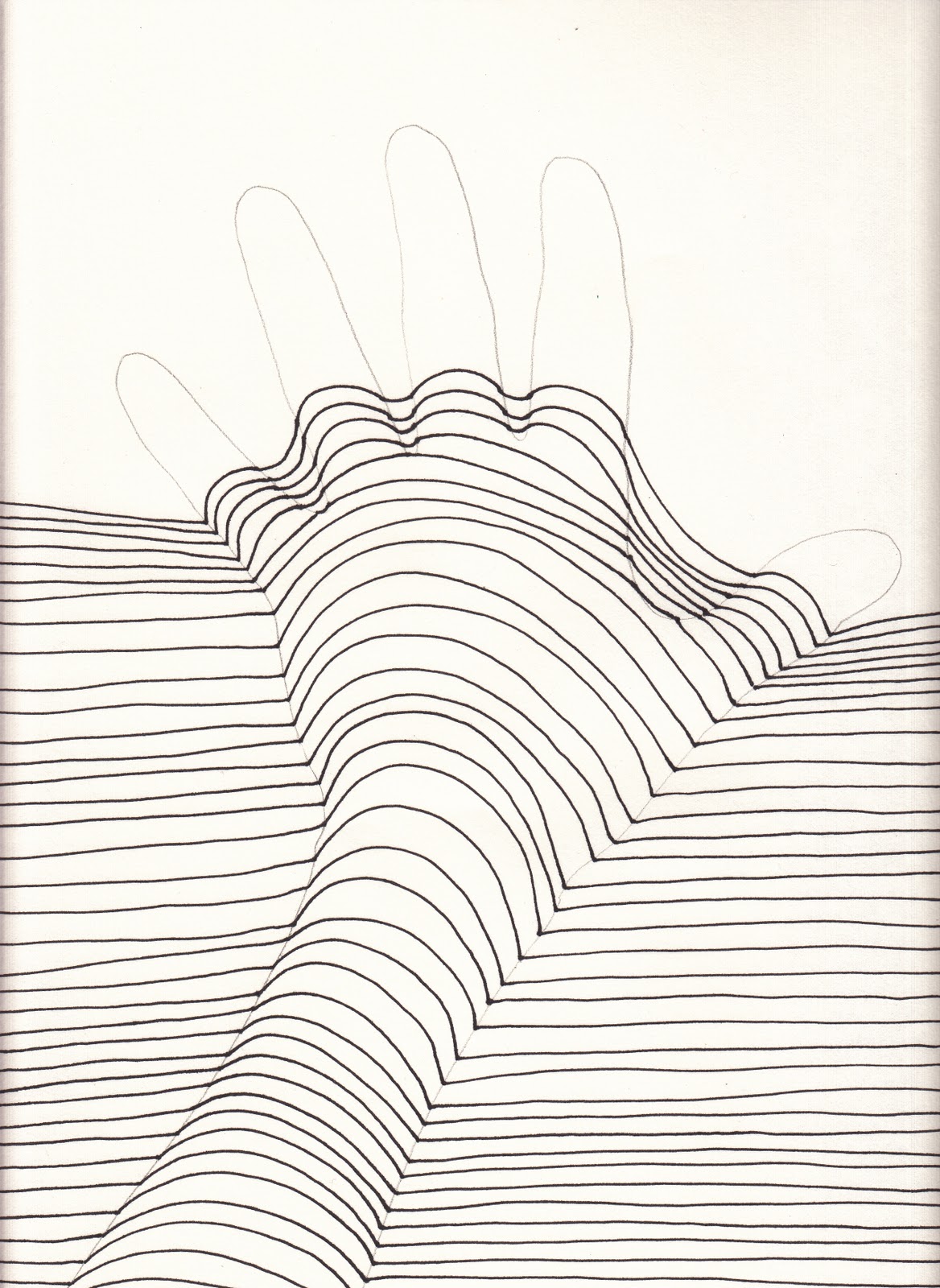 Optical Illusion Hand Drawing at GetDrawings | Free download