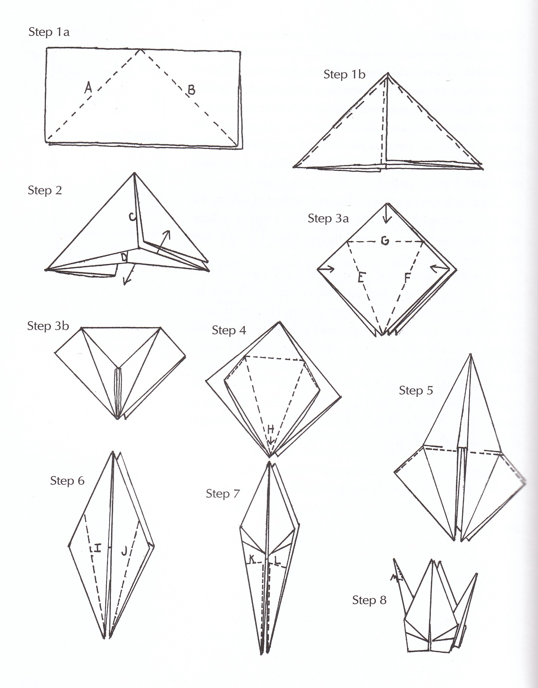 Origami Crane Drawing At GetDrawings Free Download