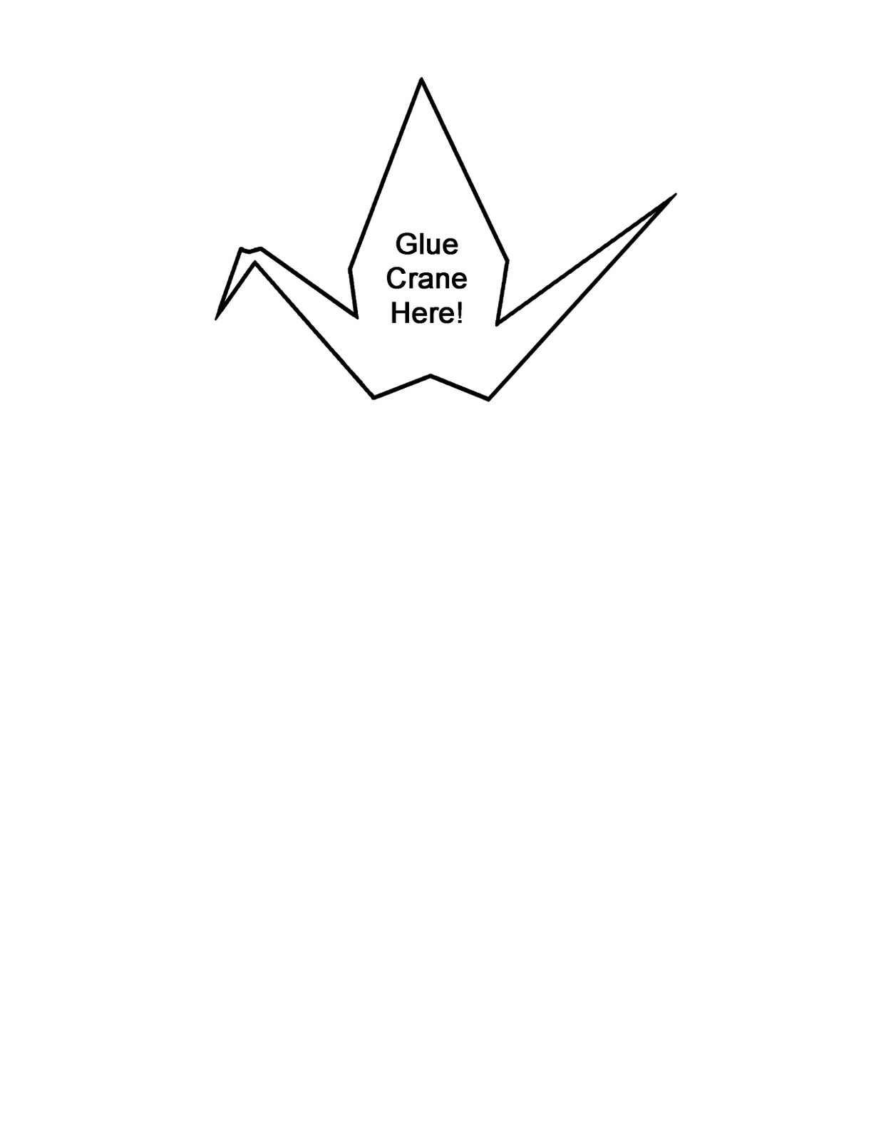 Origami Crane Drawing at GetDrawings | Free download