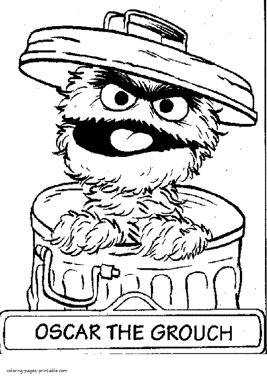 Oscar The Grouch Drawing at GetDrawings Free download