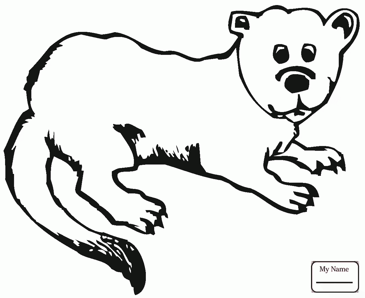 Otter Outline Drawing at GetDrawings | Free download