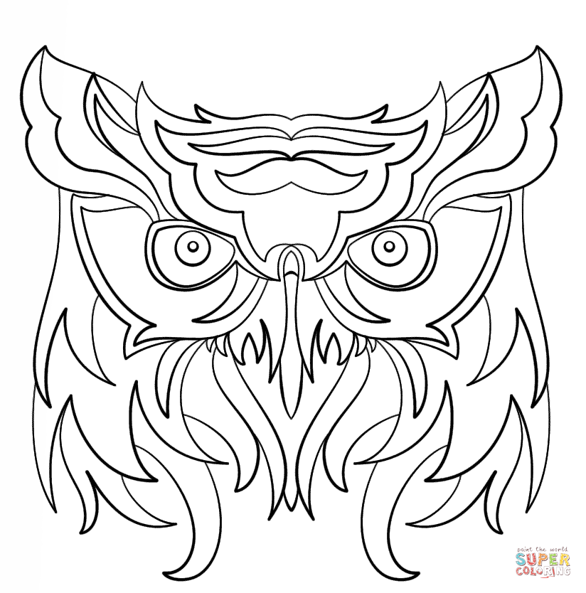 Owl Color Drawing at GetDrawings | Free download