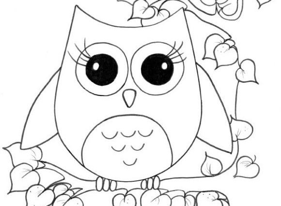 Owl Cute Drawing at GetDrawings | Free download