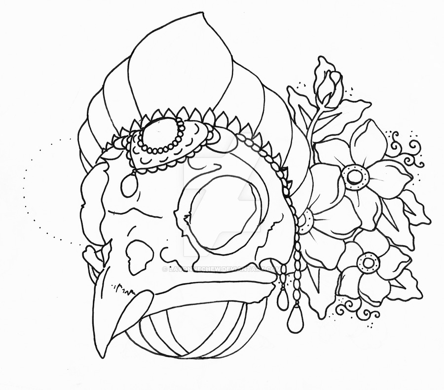 Owl Skull Drawing At Getdrawings Free Download