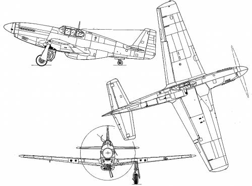 p51 mustang drawing easy