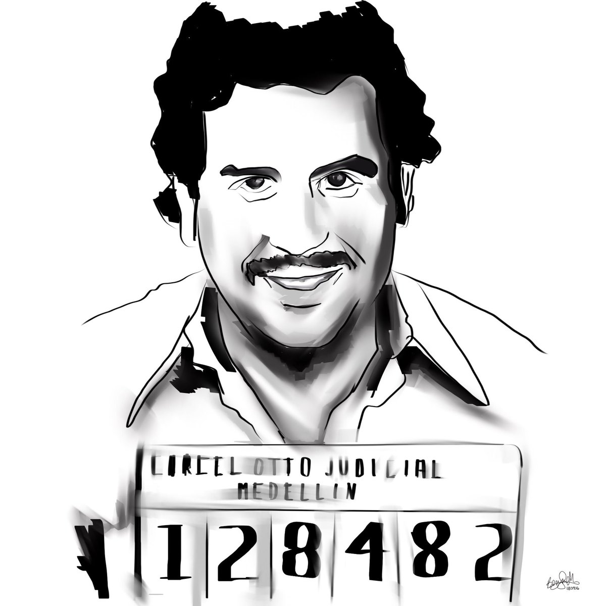 Pablo Escobar Drawing at GetDrawings Free download