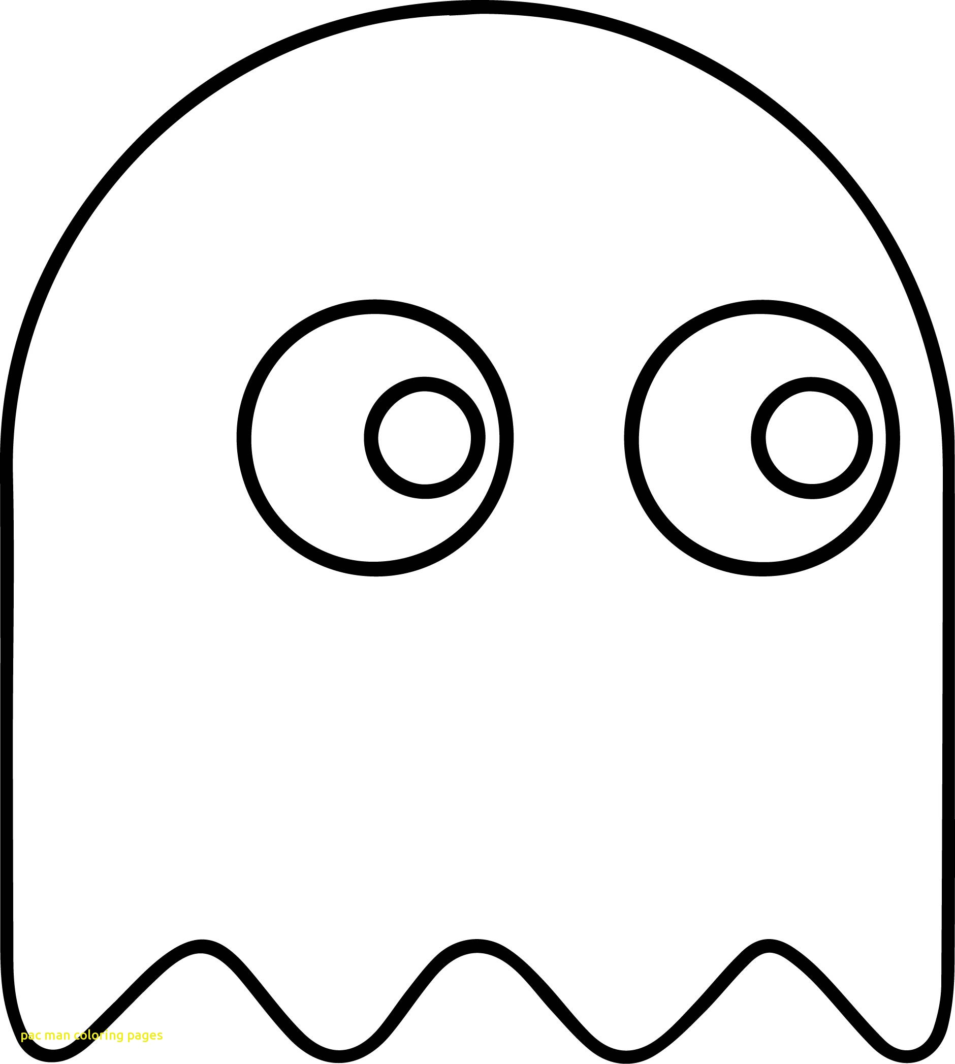Pinky Pac Man Ghost Coloring Sheets Coloring Pages