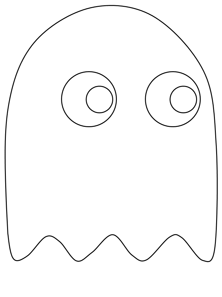 Pacman Ghost Drawing at GetDrawings | Free download
