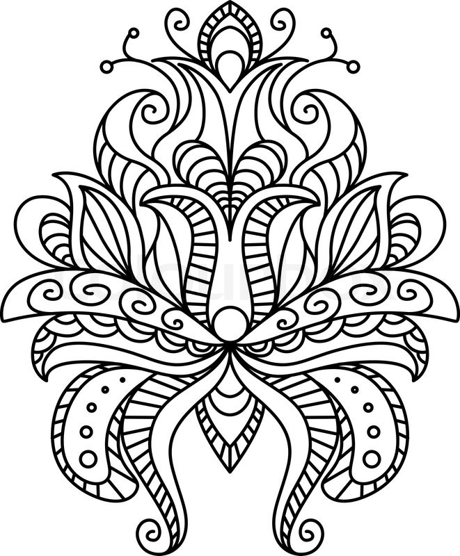 paisley drawing inkscape