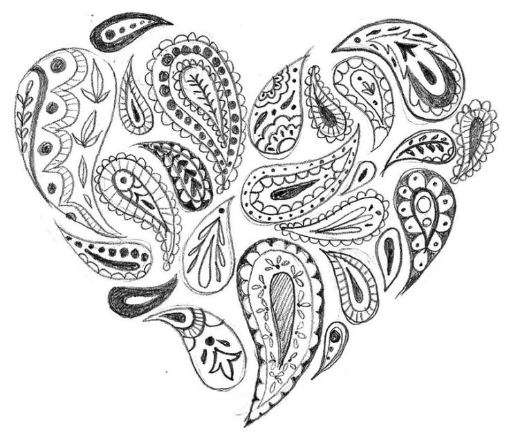 Paisley Design Drawing at GetDrawings | Free download