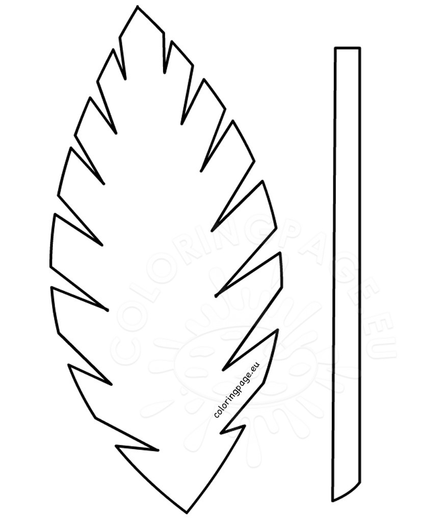 Palm Branch Drawing at GetDrawings | Free download