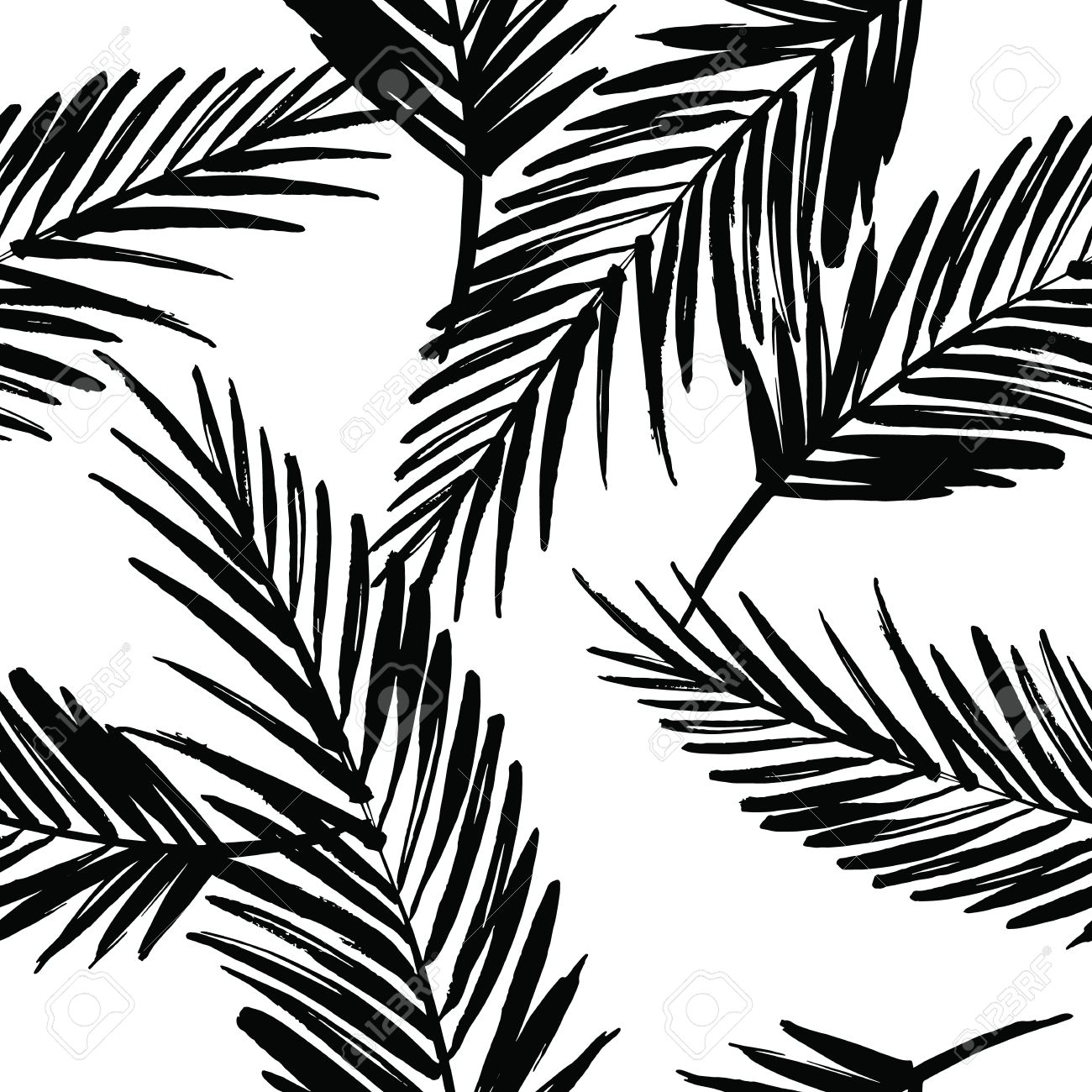 Palm Leaf Drawing at GetDrawings Free download