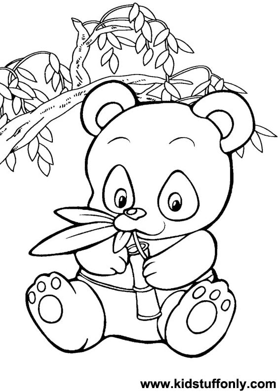 Panda Bear Line Drawing at GetDrawings | Free download