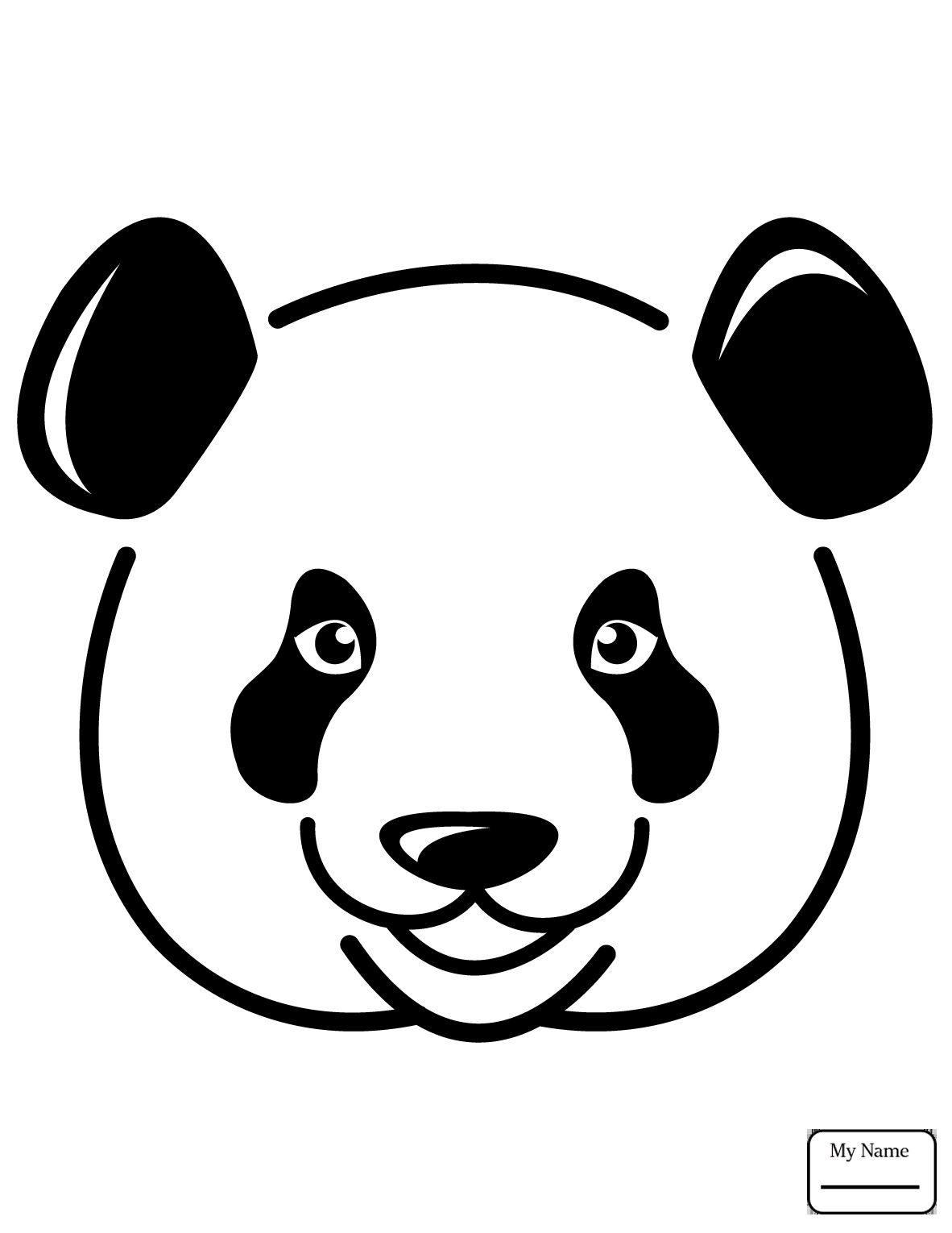 Мордочка панды