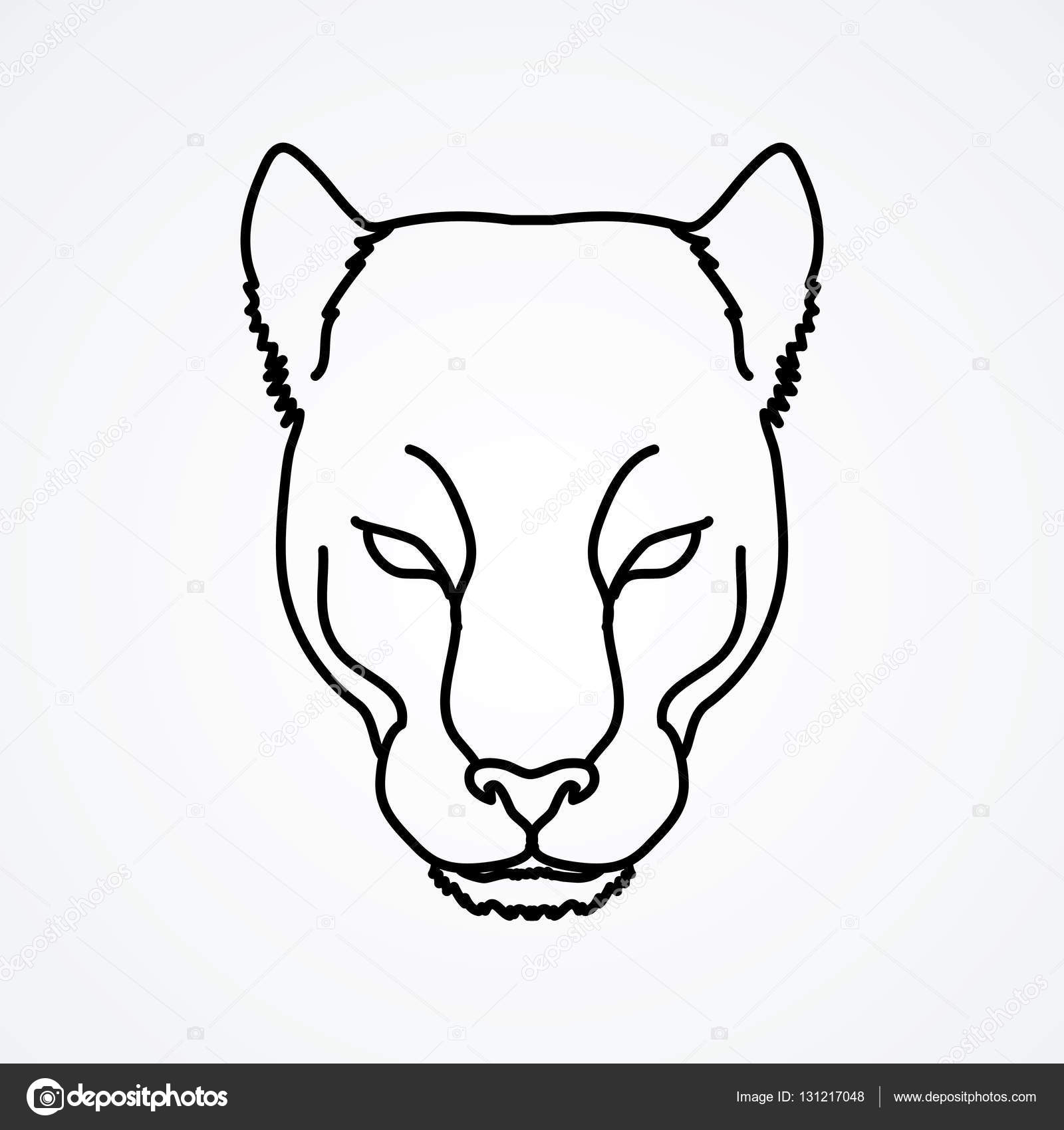 Panther Face Drawing at GetDrawings | Free download