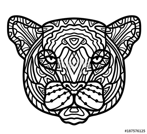 Panther Head Drawing at GetDrawings | Free download