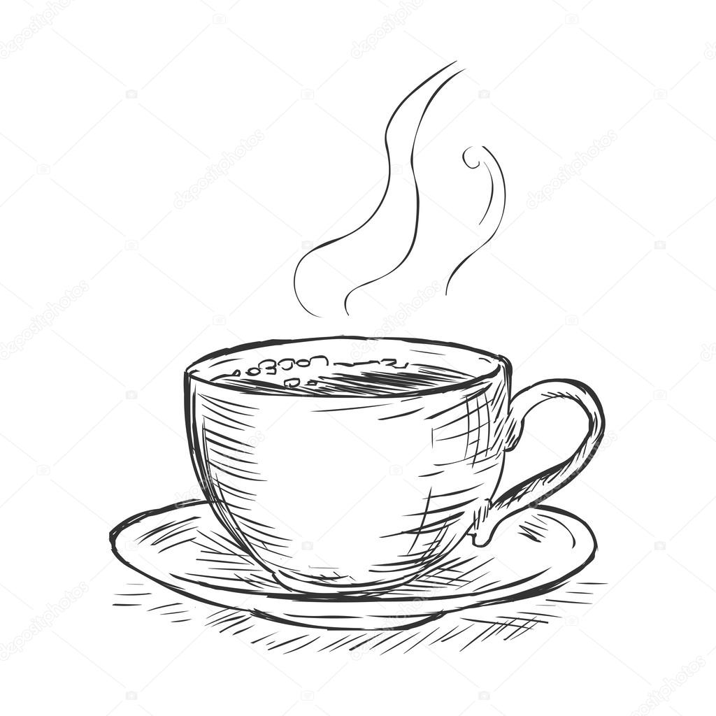 Paper Coffee Cup Drawing at GetDrawings Free download