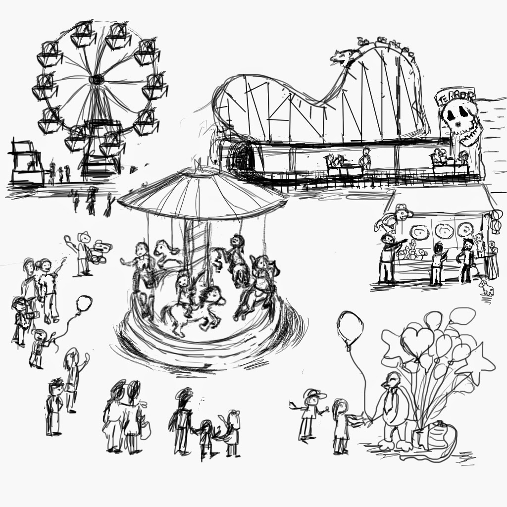 Park Drawing at GetDrawings | Free download