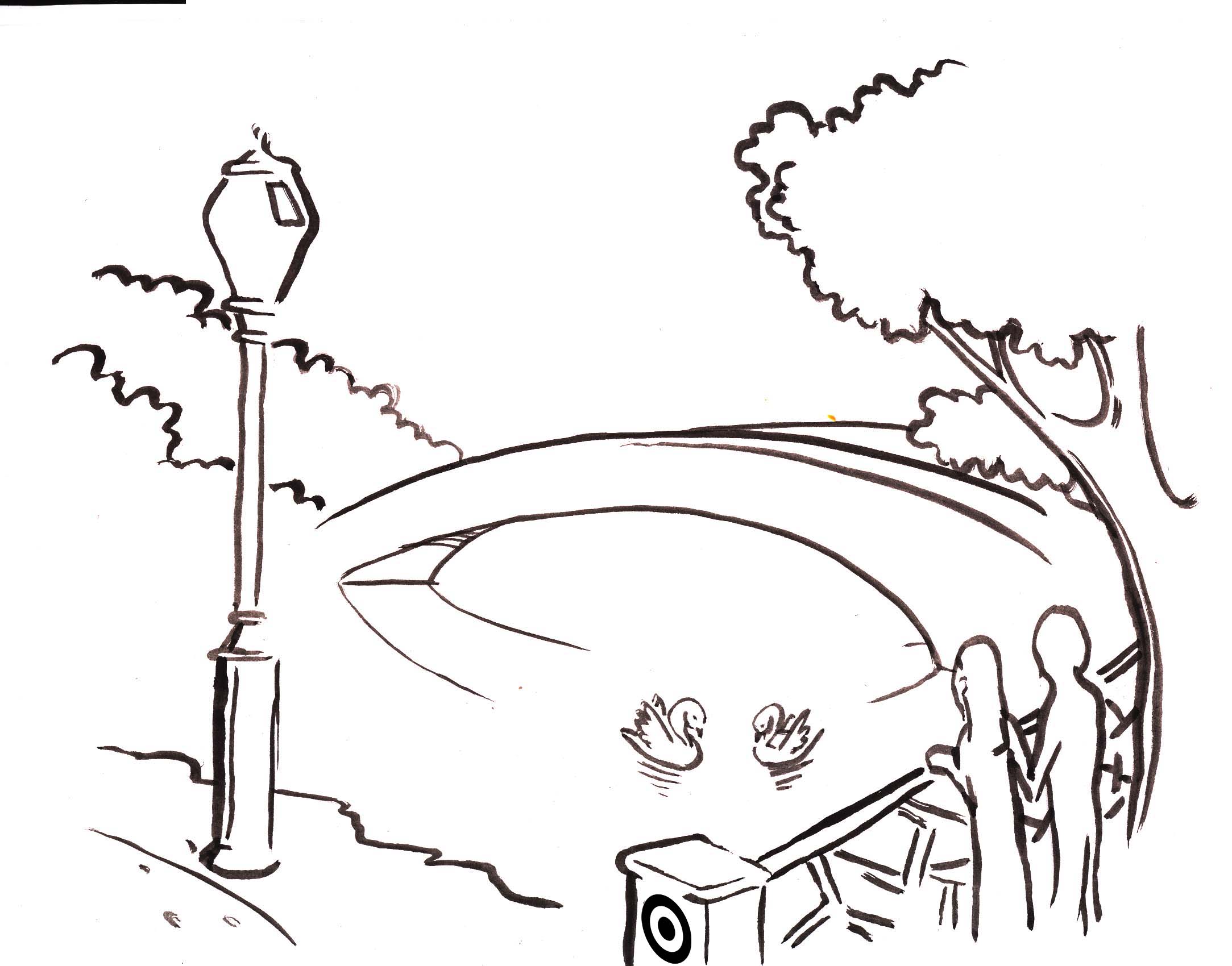 Park Drawing at GetDrawings | Free download