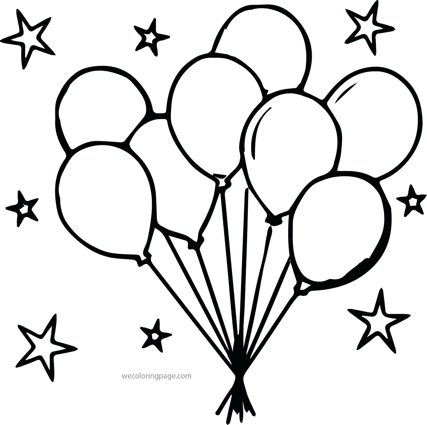 Party Balloons Drawing At GetDrawings Free Download