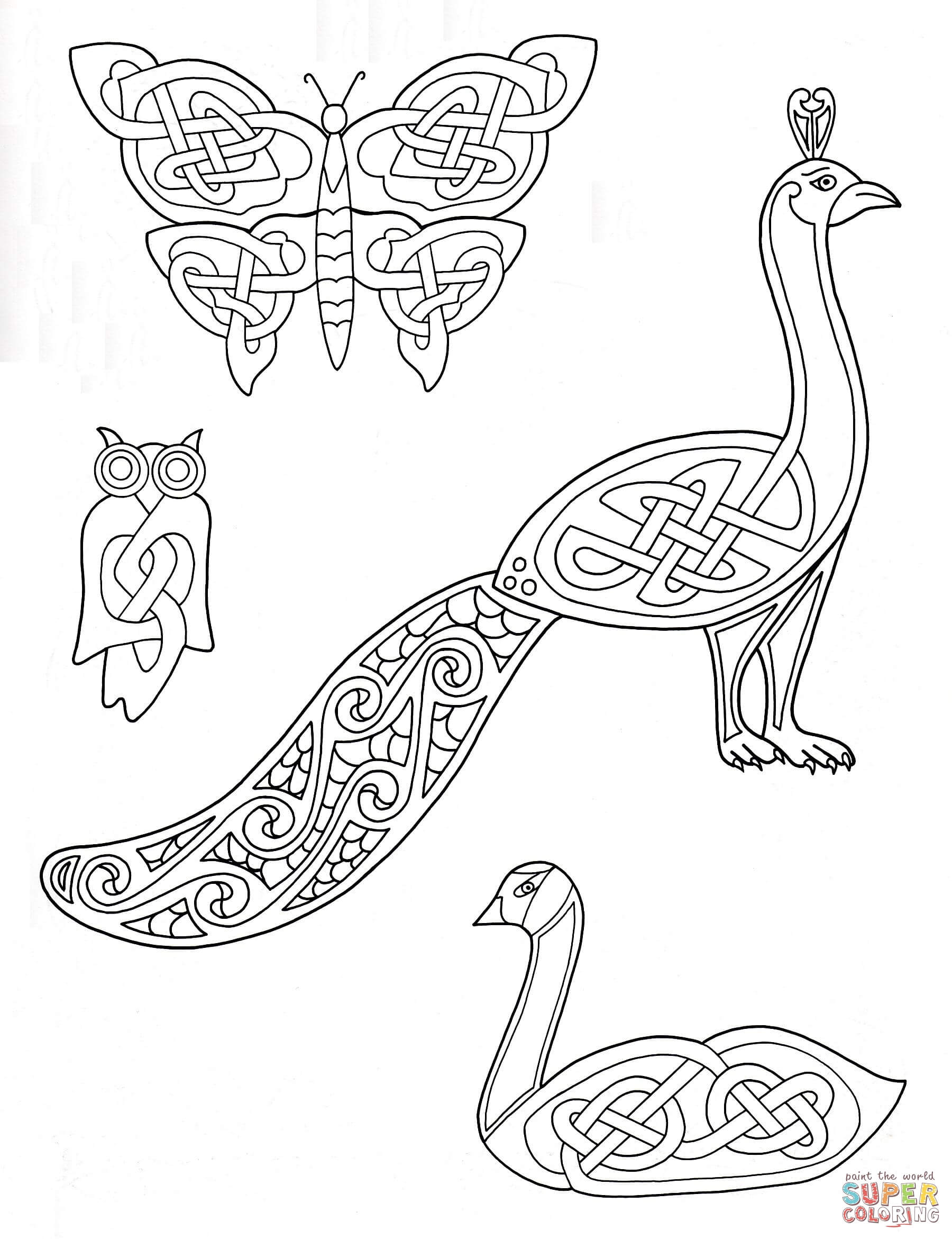 Animal Coloring Pages With Patterns Stanleyfried