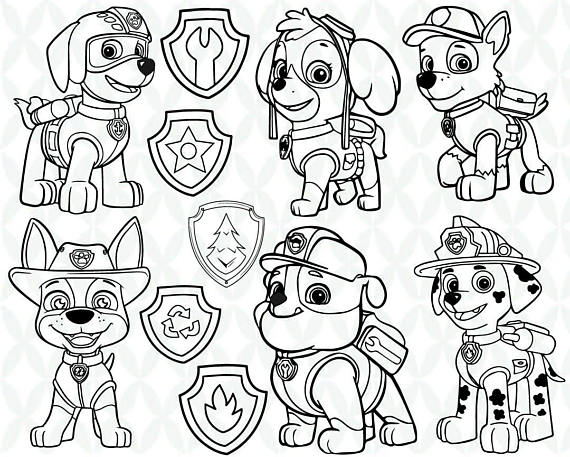 Paw Patrol Drawing At Getdrawings 