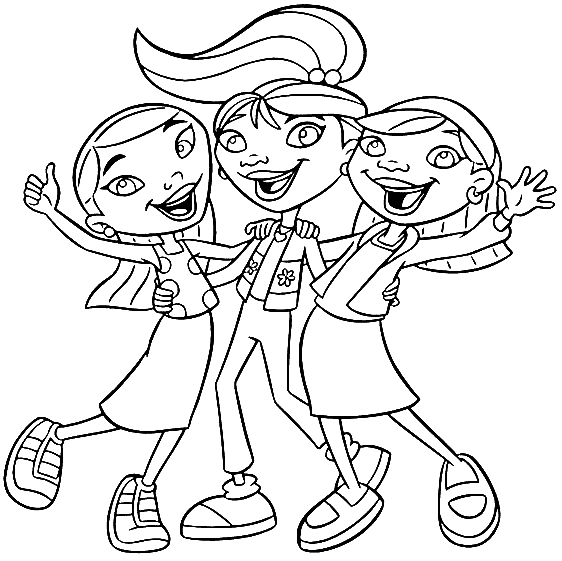 562x561 Coloring Pictures Of Maya And Miguel On Maya Miguel Sports.