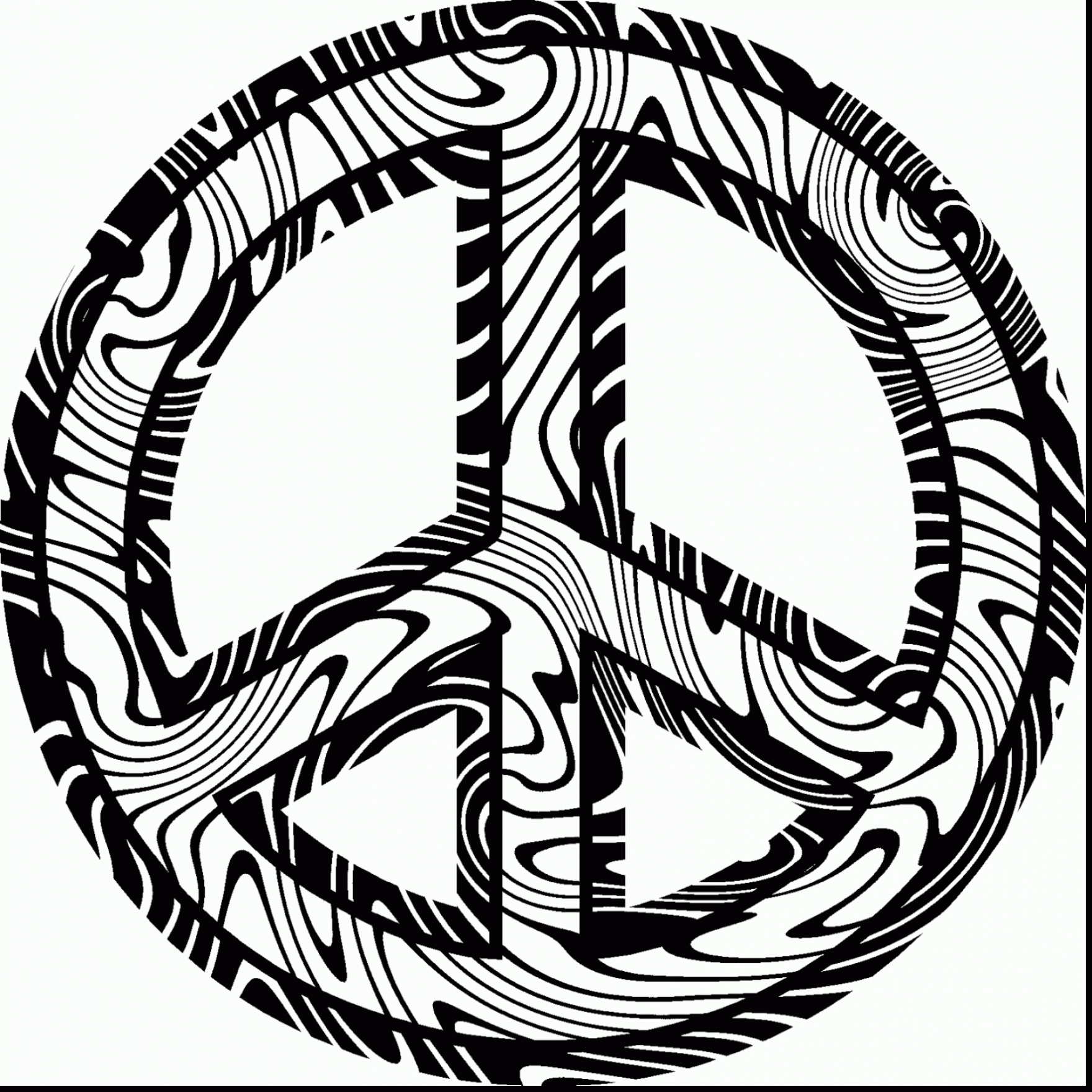 Peace Sign Drawing at GetDrawings Free download