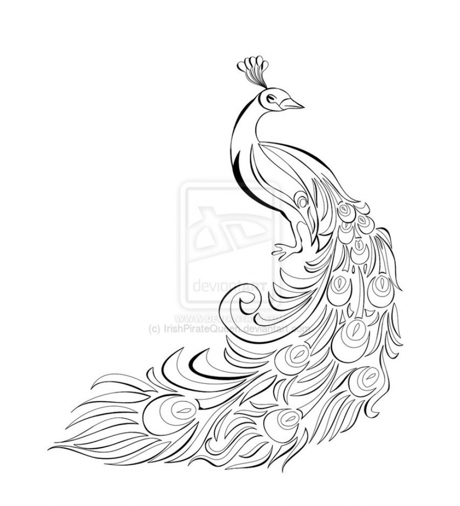 Peacocks Drawing At Getdrawings Free Download