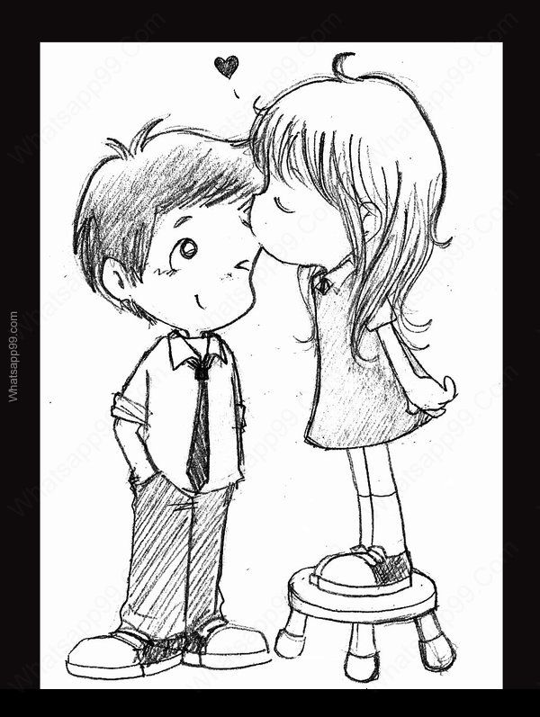 Pencil Drawing Of A Couple at GetDrawings | Free download