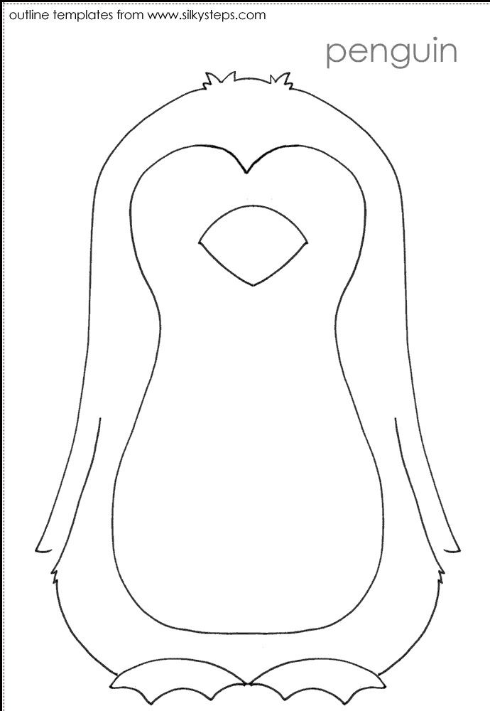 Penguin Drawing Outline at GetDrawings Free download