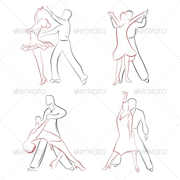 People Dancing Drawing At Getdrawings Free Download