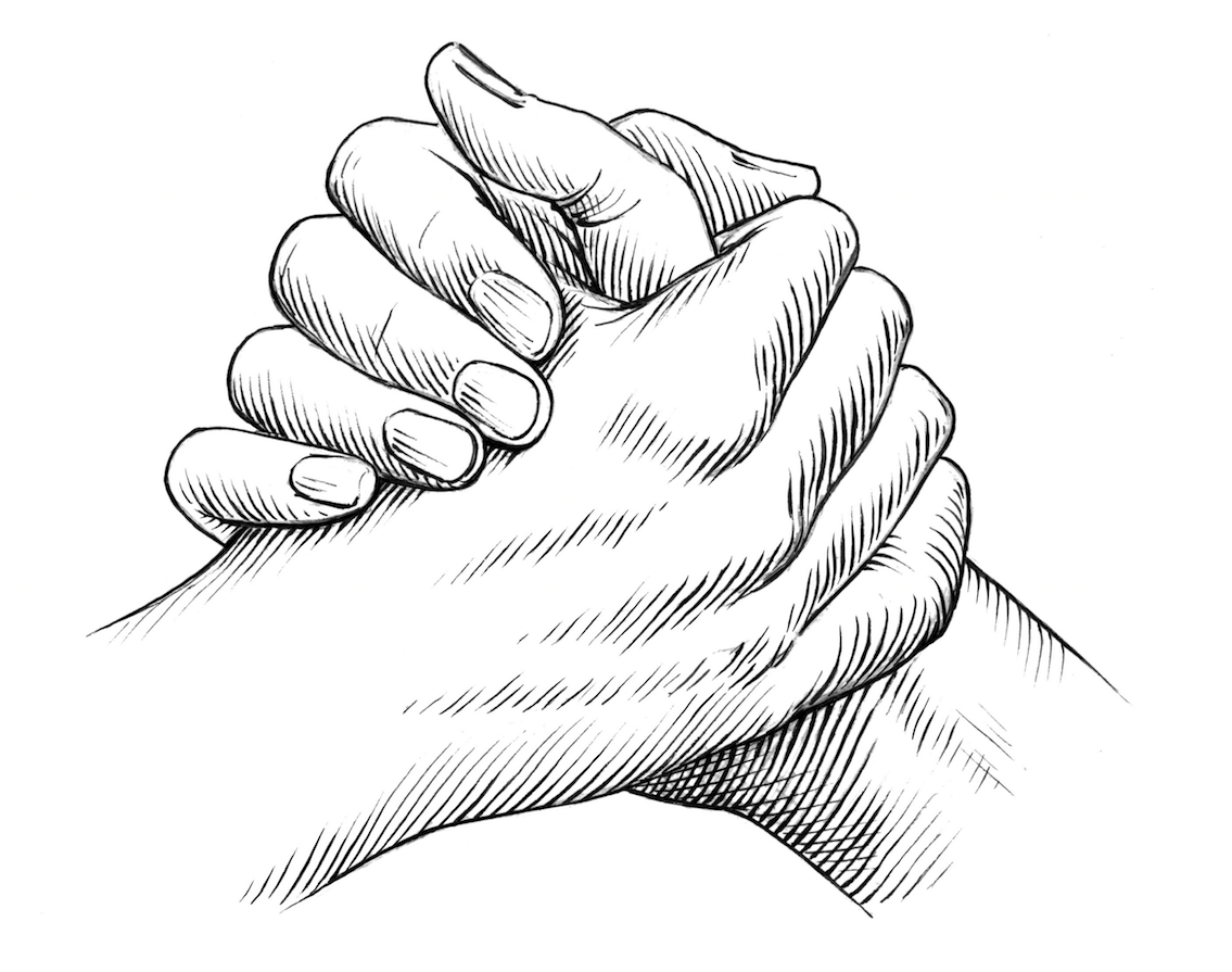 People Shaking Hands Drawing at GetDrawings Free download