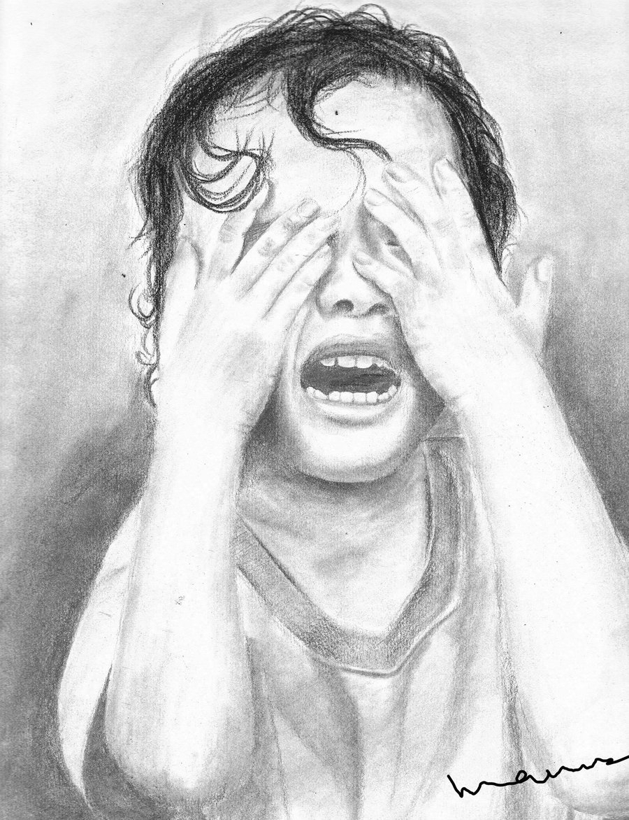 Person Crying Drawing At GetDrawings Free Download.