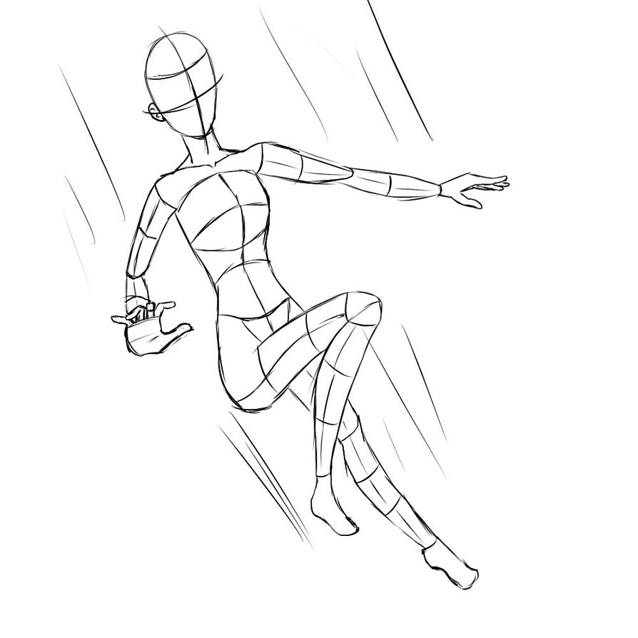 Person Falling Drawing at GetDrawings Free download