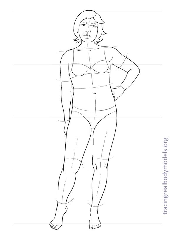 Person Outline Drawing at GetDrawings | Free download