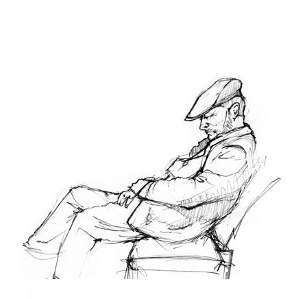 Person Sitting Drawing at GetDrawings | Free download