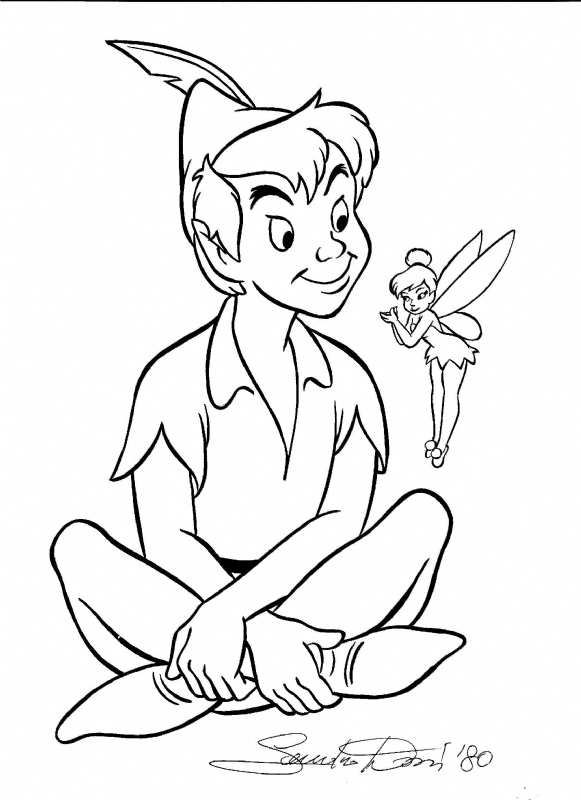 Peter Pan Drawing at GetDrawings | Free download