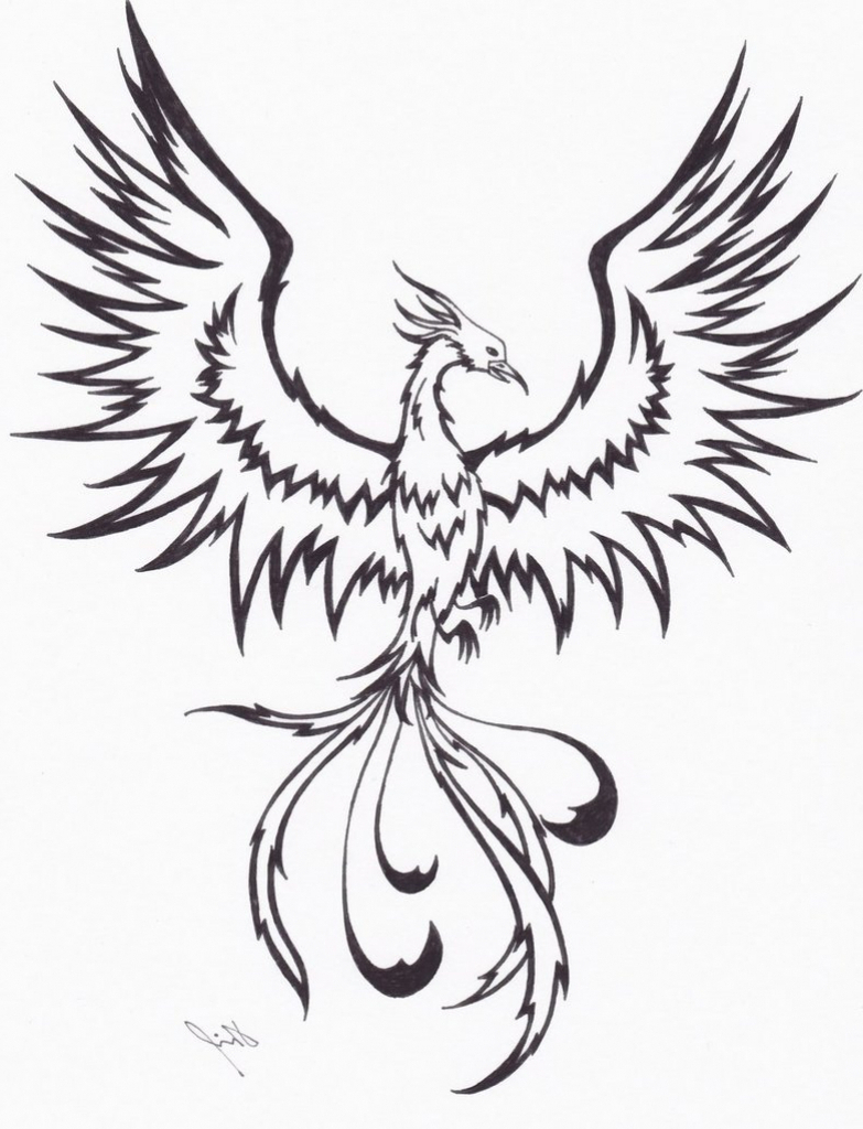 The best free Phoenix drawing images. Download from 839 free drawings