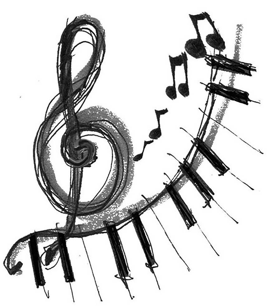 Piano Keys Drawing at GetDrawings | Free download