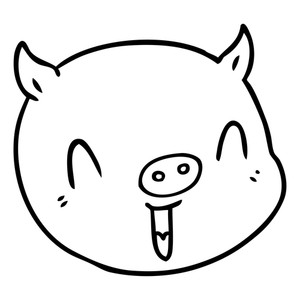 Pig Face Drawing at GetDrawings | Free download